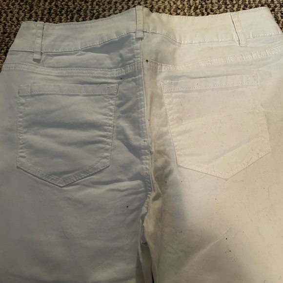 Cleo White Straight Leg Jeans Women's Size 10 - Picture 9 of 9